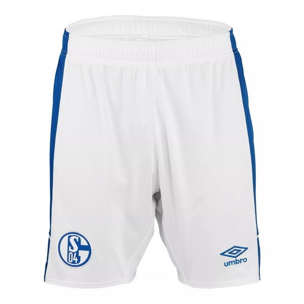 Pantalones Schalke 04 1ª 2020 2021 Blanco